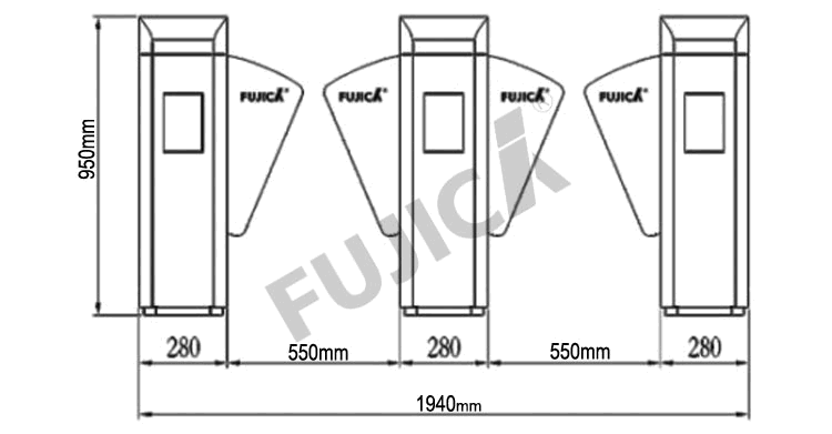 Flap Barriers FJC Z1118 3