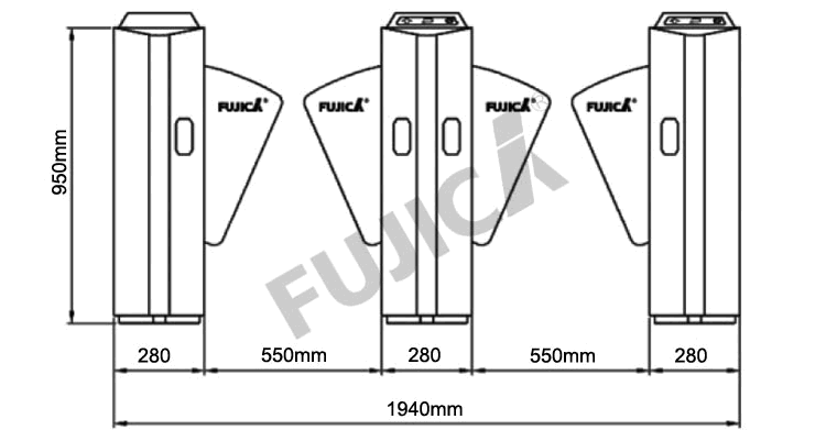 Flap Barriers FJC Z1138 3