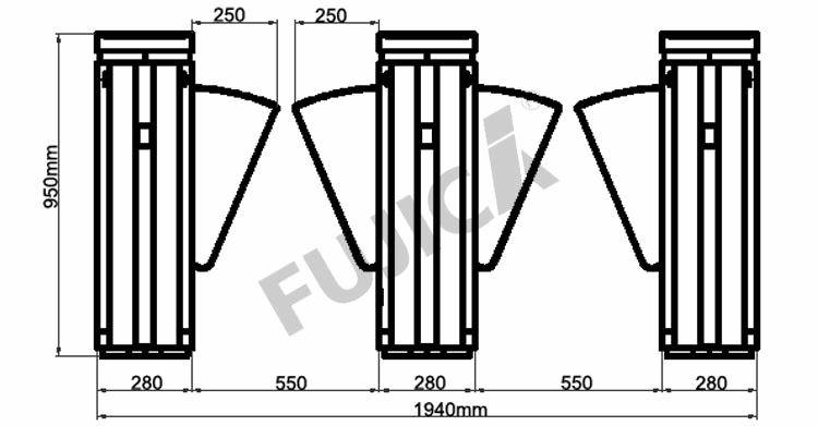 Flap Barriers FJC Z1358 7