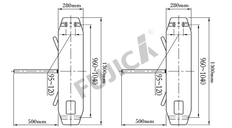 Tripod Turnstiles FJC Z3148 3