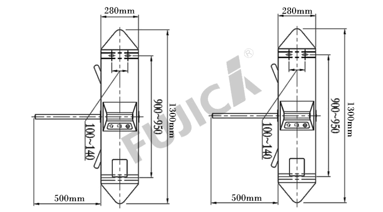 Tripod Turnstiles FJC Z3338 3