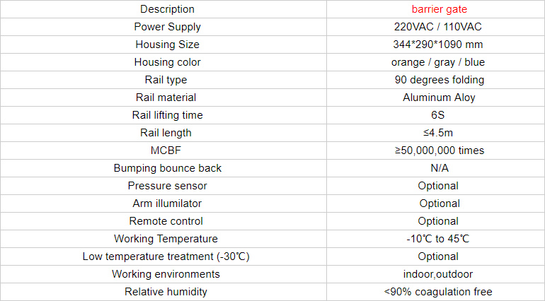 SpecificationVehicle Barriers FJC D57