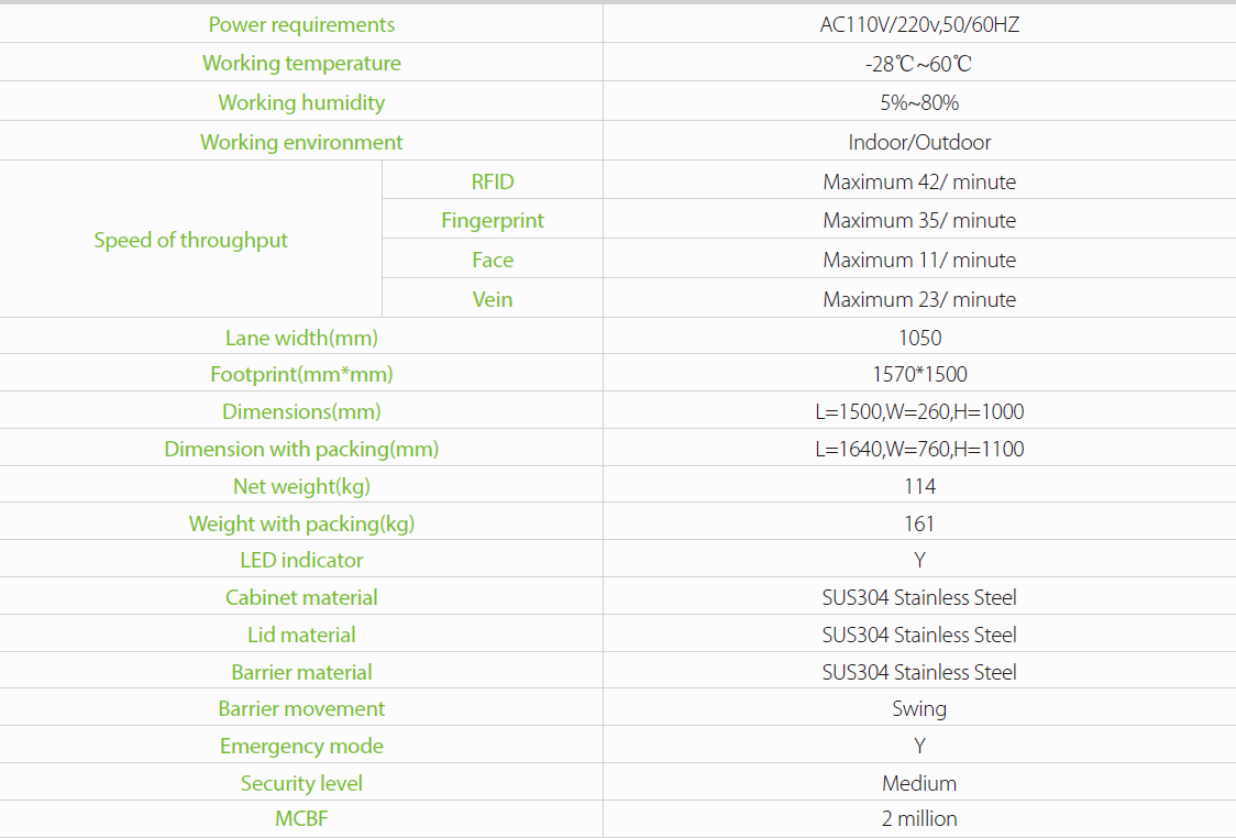 Specification SBTL3000 SeriesNew